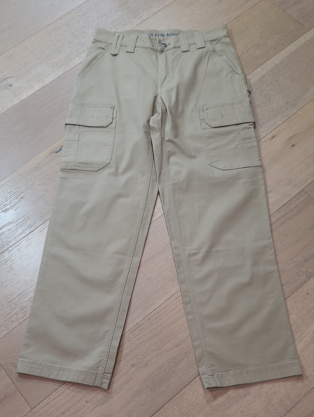 EUC Duluth Flex Firehose Cargo Pants Men's sz 32/32 Tan Relax Fit Cargo Pants